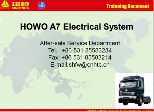 Sinotruck Howo A7 Electrical System Training Manual (1)