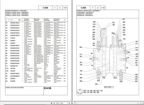New Holland Crawler Excavator E245B Parts Catalog (2)