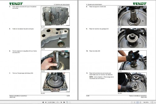 Fendt 938 940 943 Vario MT Operator Workshop Manuals FR 1