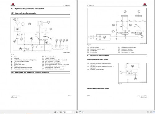 Massey Ferguson Large Square Baler MF2240 Series Service Manual 4283515M2