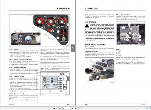 Massey Ferguson Tractor 8450 8460 8470 8480 DYNA STEP Operation Manual