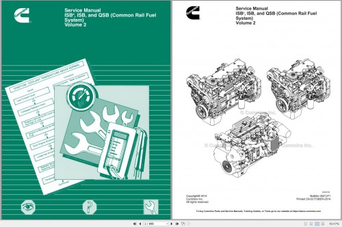 Cummins Engine ISBe ISB QSB Common Rail Fuel System Service Manual Volume 2