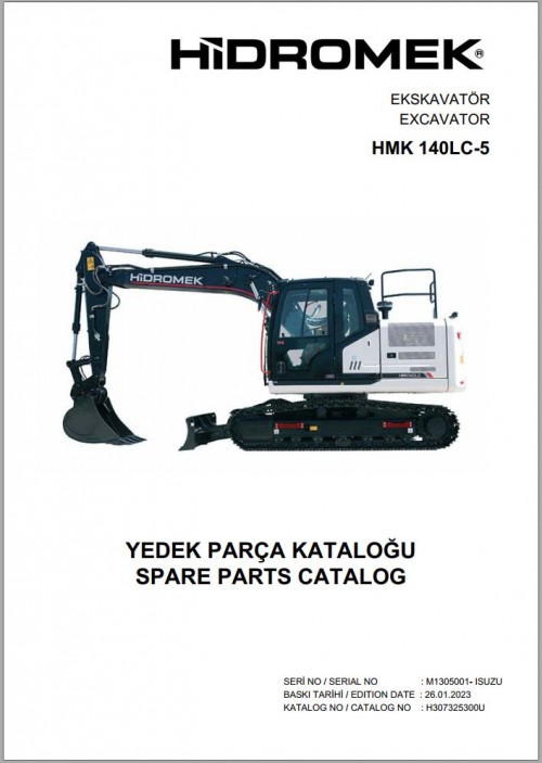 Hidromek Machinery Updated 12.2023 Spare Parts Catalog PDF (1)
