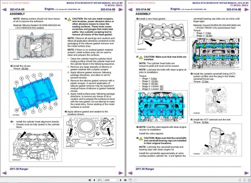 Mazda BT 50 2012 Workshop Repair Manual (2)