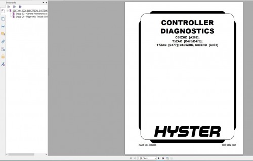 Hyster Forklift Class 3 Updated 12.2023 Electric Motor Hand Trucks Service Repair Manuals (12)