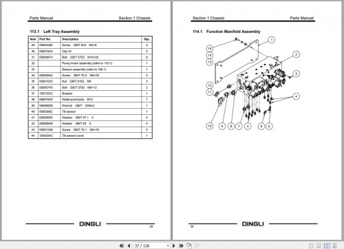 Dingli Scissor Lifts JCPT2814DC Parts Manual SM012120115 1