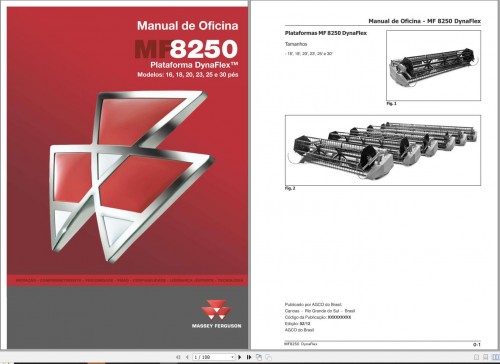 Massey Ferguson Platform MF8250 DynaFlex Workshop Manual PT 1