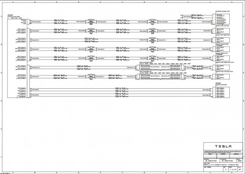 Tesla Model Y LHD and RHD Circuit Diagram 01.2020 01.2021 1