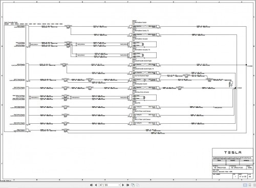 Tesla Model Y LHD and RHD Circuit Diagram 05.2023 current 1