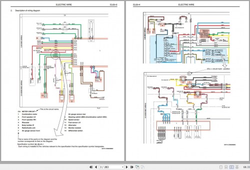 Hino Truck L series Wiring Diagrams 1