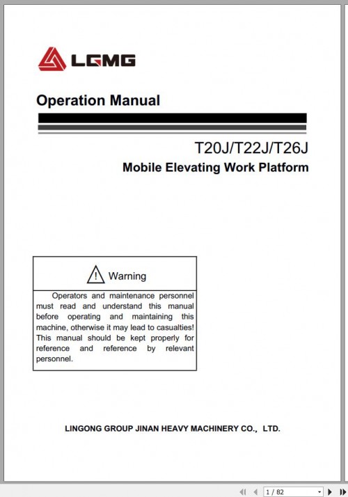 LGMG Forklift 3.17 GB Operation Manual Update 12.2023 (5)