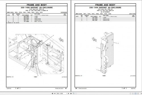 CAT Excavator 336DL 336DLN Parts Manual SEBP5492 1