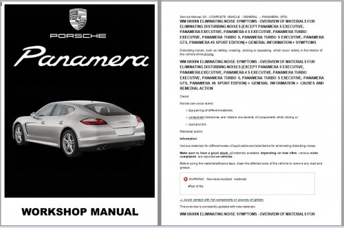 Porsche Panamera 970 Service Workshop Manual 2009 2016 (1)