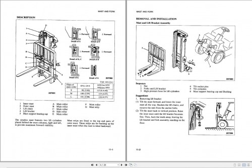 CAT Lift Truck DP20 Service Manual 1