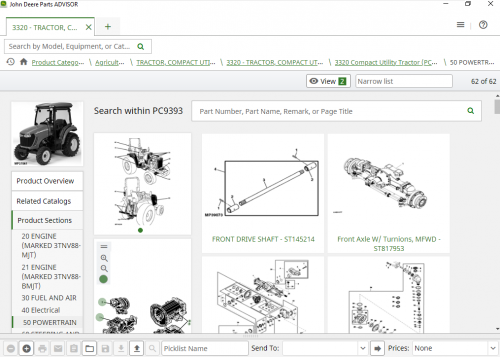 John Deere & Hitachi Parts ADVISOR 11.2023 Spare Parts Catalog Offline (6)