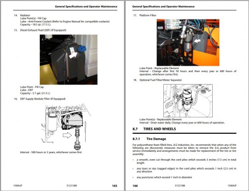 JLG Boom Lifts 1500AJP Operation Safety Manual 31221388 2023 PVC 2301 1