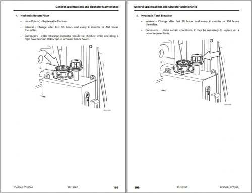 JLG Boom Lifts EC450AJ EC520AJ Operation Safety Manual 31219187 2023 1