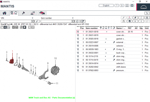 MAN MANTIS EPC v720 12.2023 Spare Parts Catalog New Interface (1)