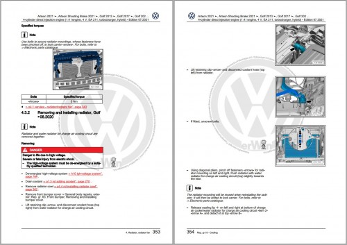 Volkswagen Car Maintenance Repair Manual, Circuit Diagrams 30.4 GB PDF (4)