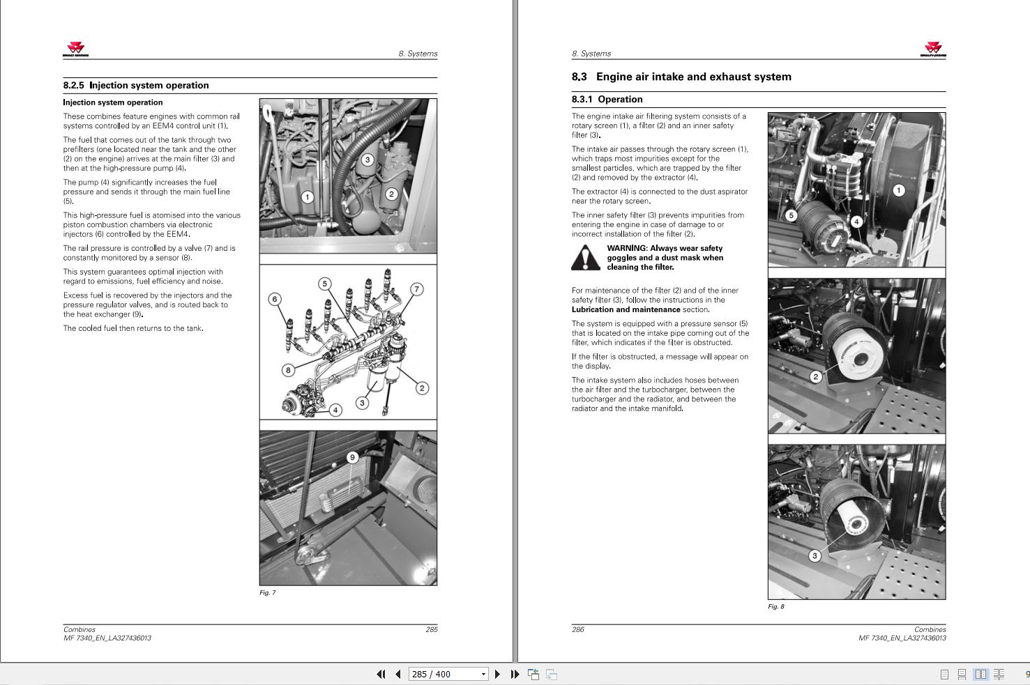 Massey Ferguson Combine 7340 Operator Manual | Auto Repair Manual Forum ...