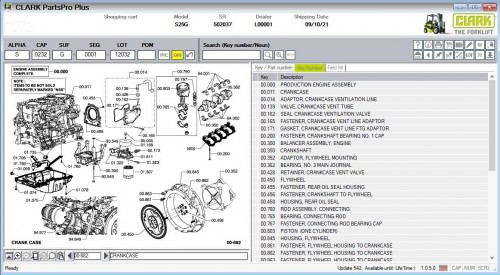 Clark ForkLift Parts Pro Plus EPC v542 01.2024 Spare Parts Catalog 4