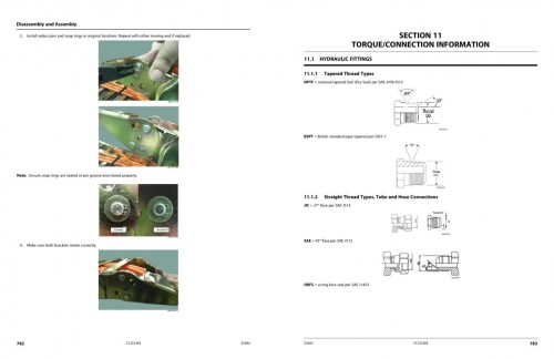 JLG Boom Lifts 520AJ Service Maintenance Manual 31222364 2023 PVC 2307 1