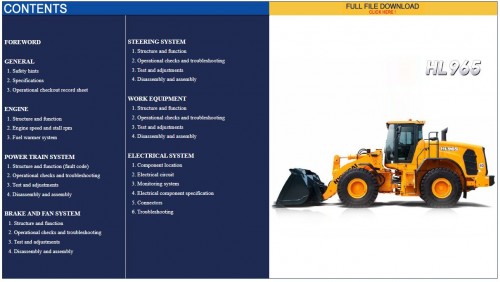 Hyundai Heavy Equipment Service Manual PDF Updated 01.2024 Offline (3)