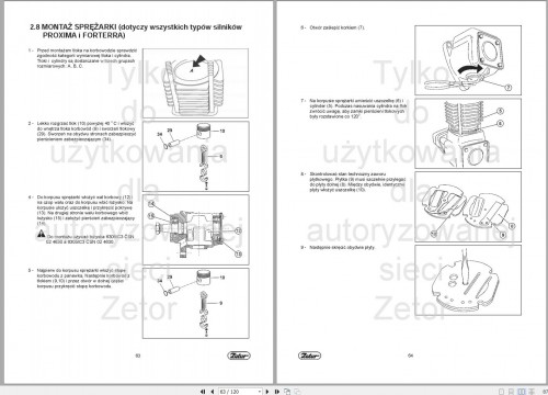 Zetor Forterra Proxima UR iii Engine Repair Manual PL (2)