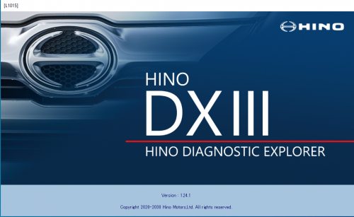Hino DX3 Ver.1.24.1 01.2024 Diagnostic Software 1