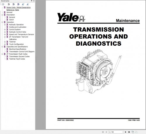 Yale Forklift G877 (GDP300EC, GDP330DC, GDP360EC) Service Manual 02.2023 3
