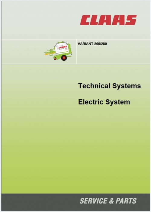 Claas Variant 260 280 Electric Technical Systems (1)