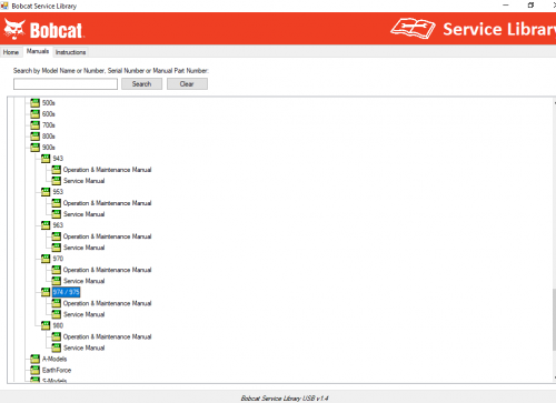 Bobcat Service Library Q4.2022 2022 Service Operator & Maintenance Manual Bulletins Diagrams (5)