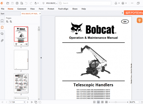 Bobcat Service Library Q4.2022 2022 Service Operator & Maintenance Manual Bulletins Diagrams (8)