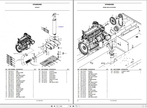 Atlas Copco Portable Compressors XAMS 496 XAMS 500 CD6 Engine CAT C9 Spare Parts List 2007 (2)