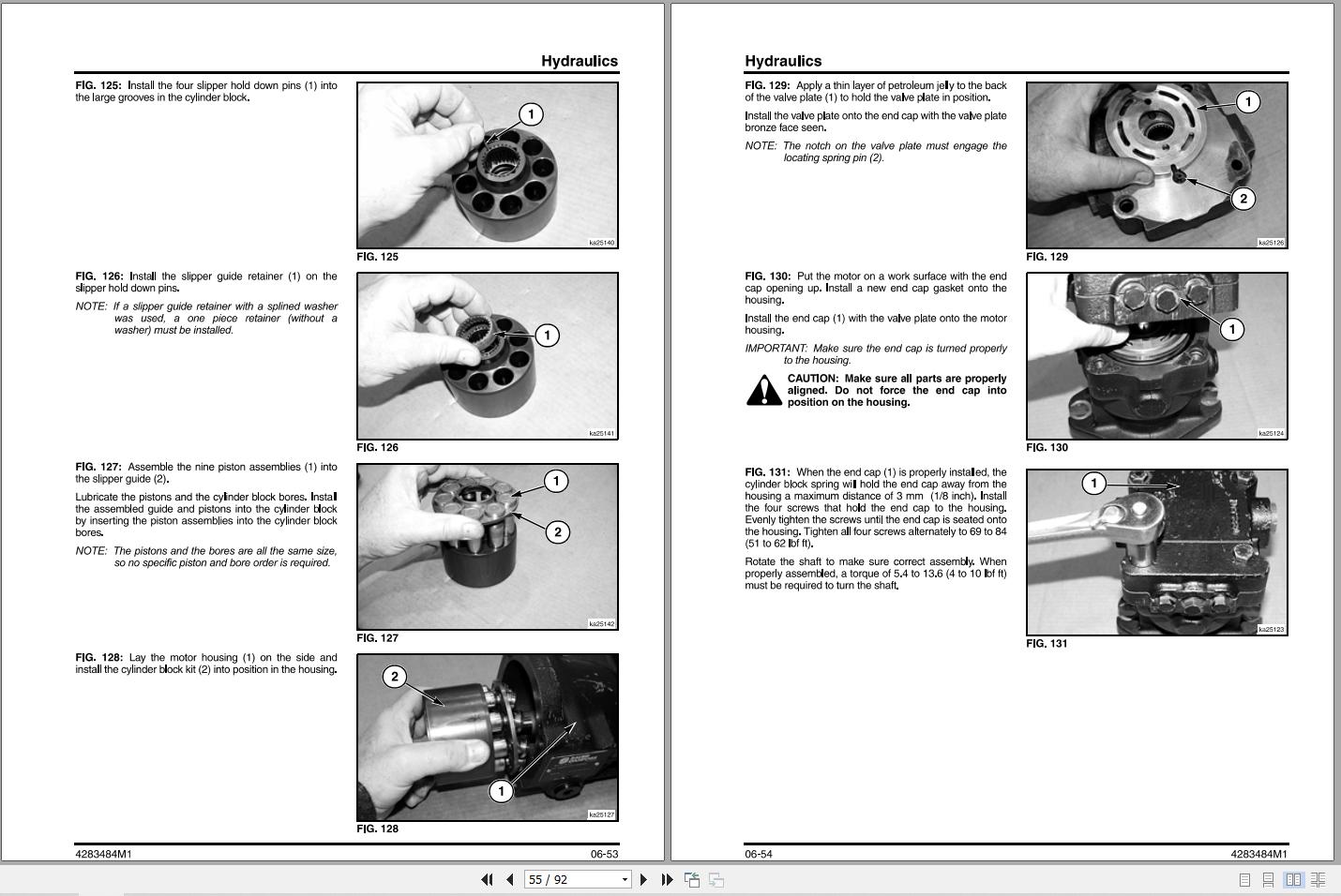 Massey Ferguson Disc Header 9186 Service Manual 4283484M1 | Auto Repair ...