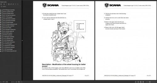 Scania Truck P G R T Series Workshop Manual 2003 2018 1