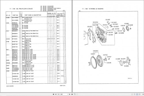 CAT Forklift DP80 DP90 DP100 DP115 DP135 DP150 Parts Manual EN
