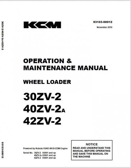 Kawasaki Construction Operator and Maintenance Manual 1.85 GB PDF (2)
