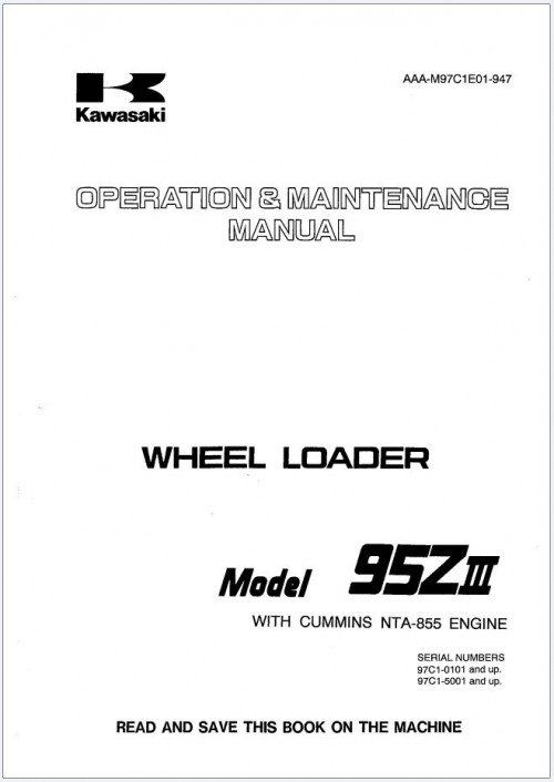 Kawasaki Construction Operator and Maintenance Manual 1.85 GB PDF (3)