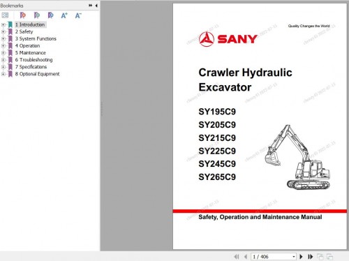 Sany-Excavator-SY195-to-SY265C9-Operation-and-Maintenance-Manual-1.jpg