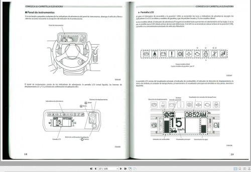 Mitsubishi FG40N to FD55N Operation And Maintenance Manual 99730 79H00 ES 1
