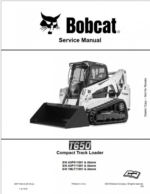 Bobcat Loader Q4.2022 Schematic, Operation Service Manual 17.9 GB PDF (3)