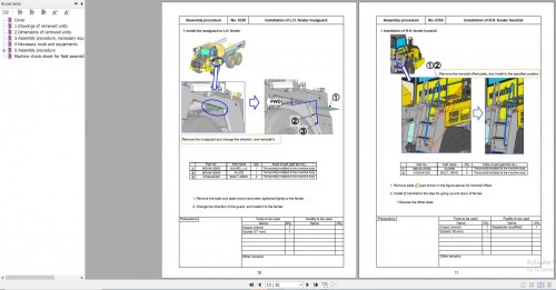 Komatsu Dump Truck HM Series 2024 PDF Operation and Maintenance Manual, Field Assembly Instruction 3