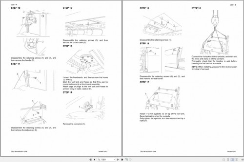 Case Crawler Excavator CX210B CX240B Repair Manual 87673890 NA (2)