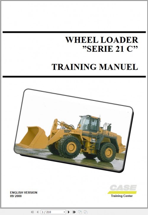 Case Wheel Loader Series 21C Training Manual (1)