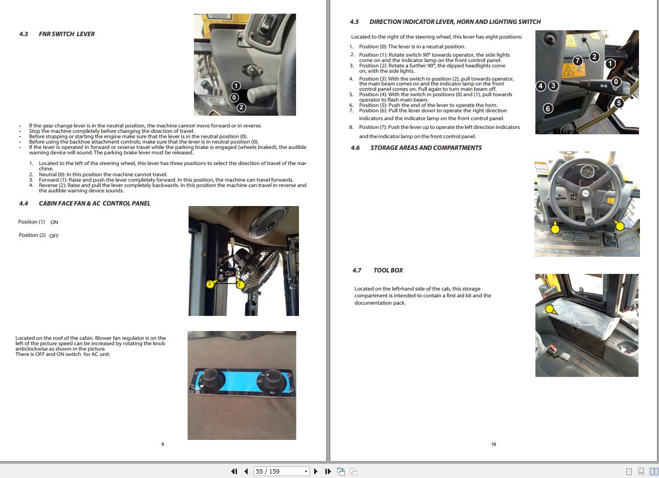 Manitou Backhoe Loader MBL-X-920 Operator's Manual 53112255A | Auto ...