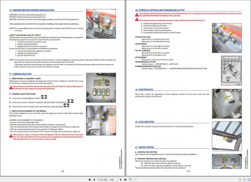 Manitou Telescopic Handlers MT X730 Series E E3 ASS804924 Operator Manual 647558 1