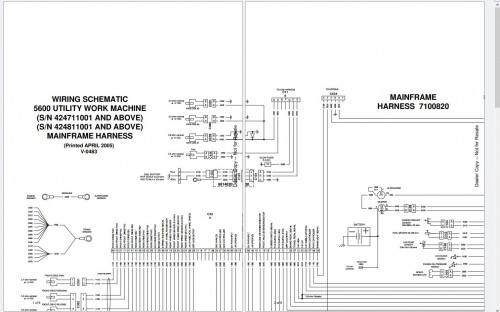 Bobcat Toolcat Utility Work Machine 5600 Electrical Hydraulic Schematic