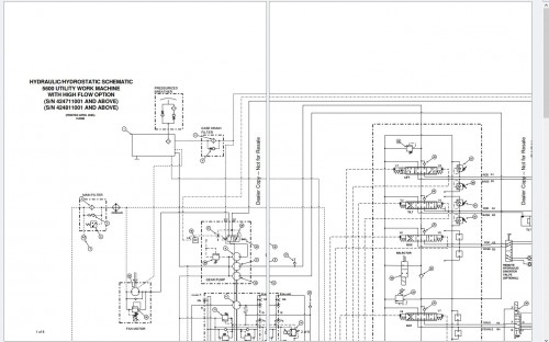 Bobcat Toolcat Utility Work Machine 5600 Electrical Hydraulic Schematic 1