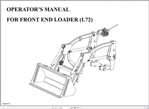 RK Tractors 403 MB Agricultural Operator Manual, Part Manual 1